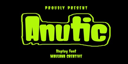 MC Anutic Font Poster 1