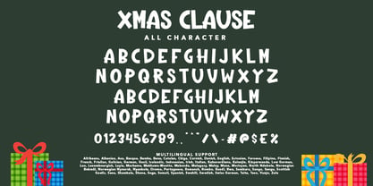 Xmas Clause Font Poster 7