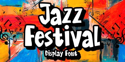 Jazz Festival Font Poster 1