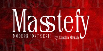 Masstefy Font Poster 1