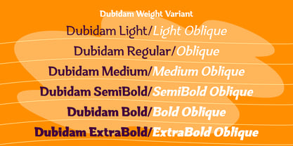 Dubidam Font Poster 5