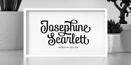 Andemyla Script Font Poster 2