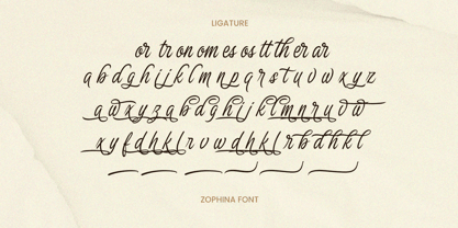 Zophina Font Poster 6