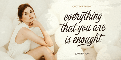 Zophina Font Poster 4