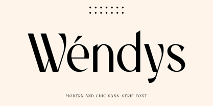 Wendys Font Poster 1