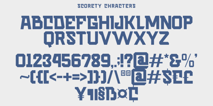 Scorety Font Poster 8