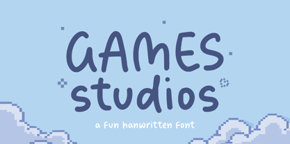 Games Studios Font Poster 1