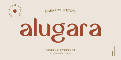 Alugara Font Poster 1