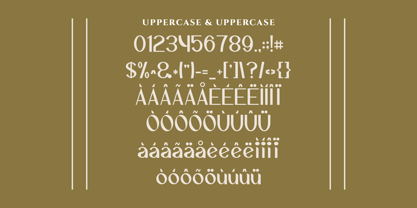 Alugara Font Poster 3