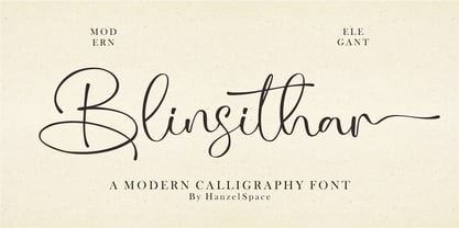 Blinsithar Font Poster 1