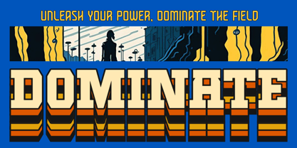 Power Beast Font Poster 2