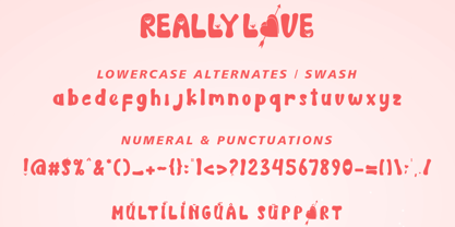 Really Love Font Poster 7
