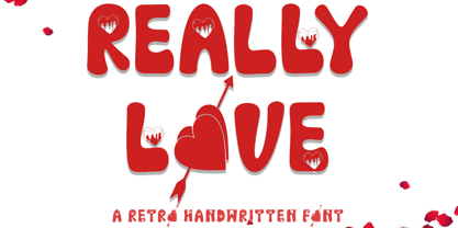 Really Love Font Poster 1