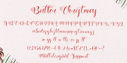 Butter Christmas Font Poster 5