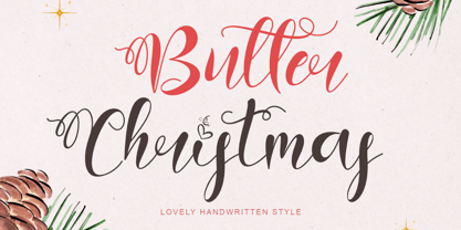 Butter Christmas Font Poster 1