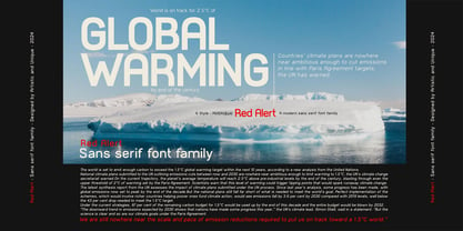 Red Alert Font Poster 11