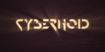 Cybernoid Font Poster 1