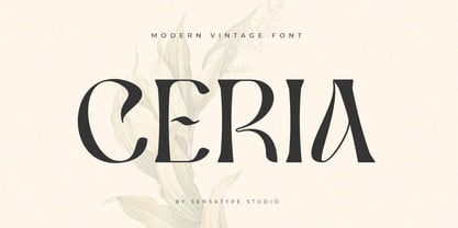 SS Ceria Font Poster 1