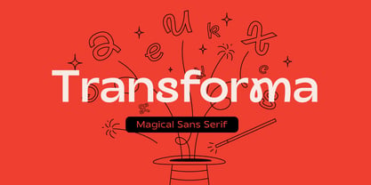 Transforma Font Poster 2