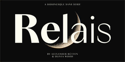 Relais Display Font Poster 1