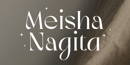 Meisha Nagita Font Poster 1