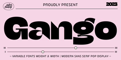 Gango Font Poster 1