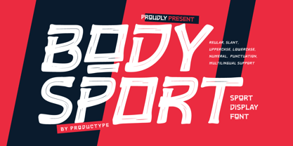 Bodysport Font Poster 1