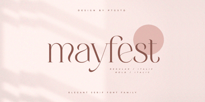 Mayfest Font Poster 1