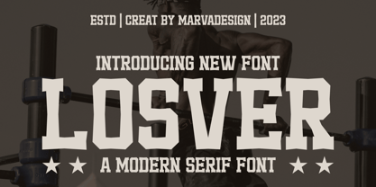 Losver Font Poster 1