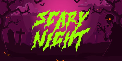 Mister Slasher Halloween Font Poster 7