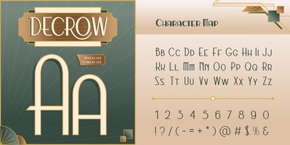 Decrow Font Poster 2