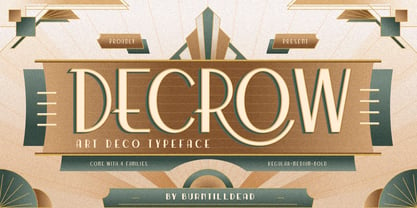 Decrow Font Poster 1