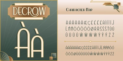 Decrow Font Poster 11