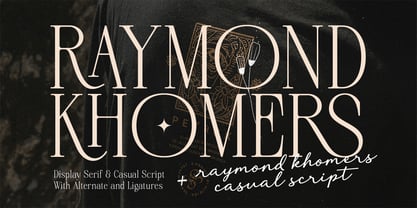 Raymond Khomers Font Poster 1