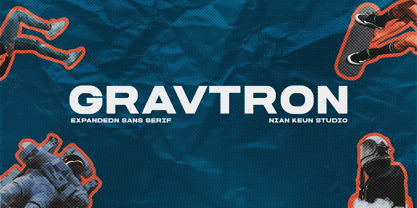 Gravtron Font Poster 1