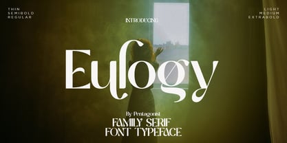 Eulogy Family Font Poster 1