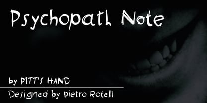 Psychopath Note Police Poster 1