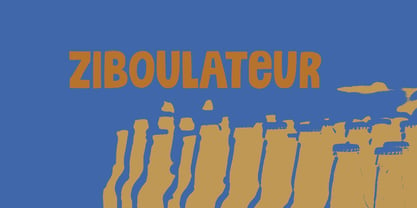Ziboulateur Font Poster 1