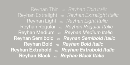 Reyhan Font Poster 6