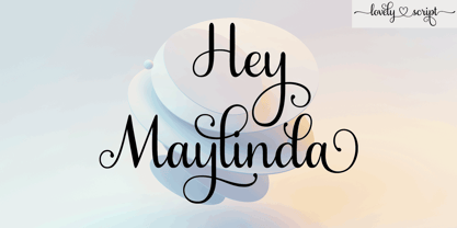 Hey Maylinda Font Poster 1