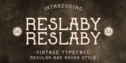 Reslaby Font Poster 1