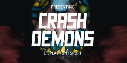 Crash Demons Font Poster 1