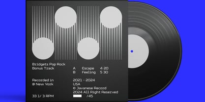 Microchip Font Poster 6