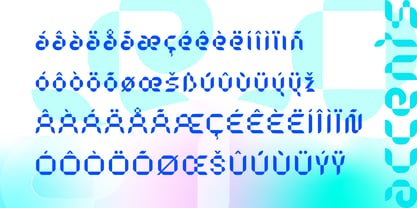 Aero Blend Font Poster 5