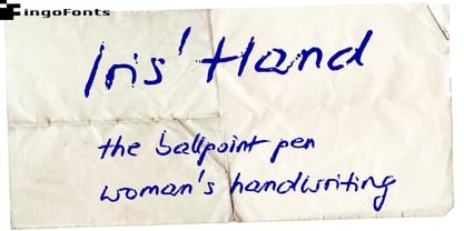 Iris Hand Font Poster 1