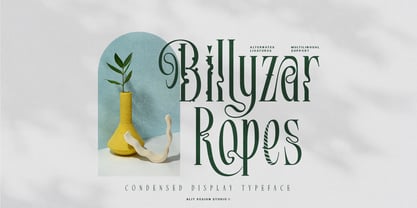 Billyzar Rope Font Poster 1