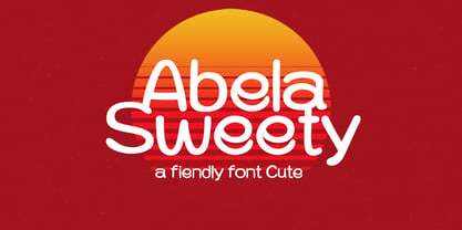Abela Sweety Font Poster 1