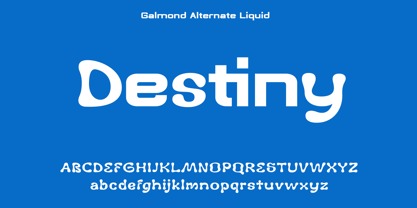 Galmond Font Poster 8