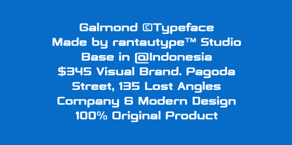 Galmond Font Poster 13