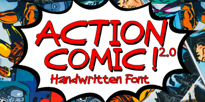 Action Comic 2.0 Font Poster 1